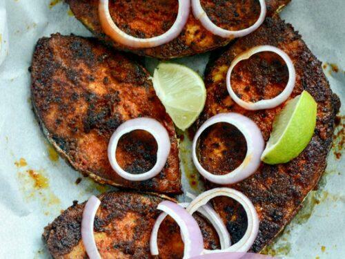 Chettinad Rawas Steak Fish Fry