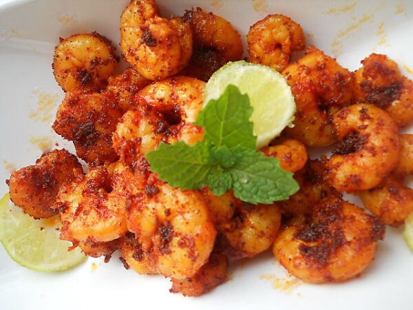 Goan Recheado Prawns Fry