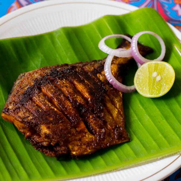 Chettinad Whole Pomfret Fish Fry